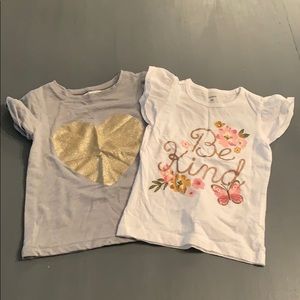 Heart of Gold 💛 Tee Bundle No Shed Glitter! 3T